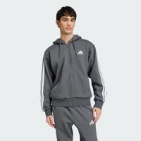 Deals on Adidas Mens Essentials 3-Stripes Fleece Hoodie